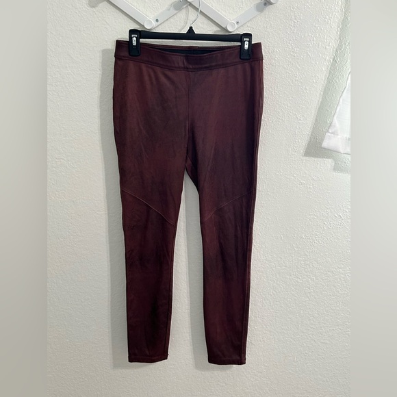 Free People Faux Suede Leggings | Size 27 | Pull-On Skinny Pants - Picture 2 of 10